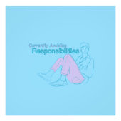 Currently Avoiding Responsibilities – Minimal Aest フォトプリント (正面)