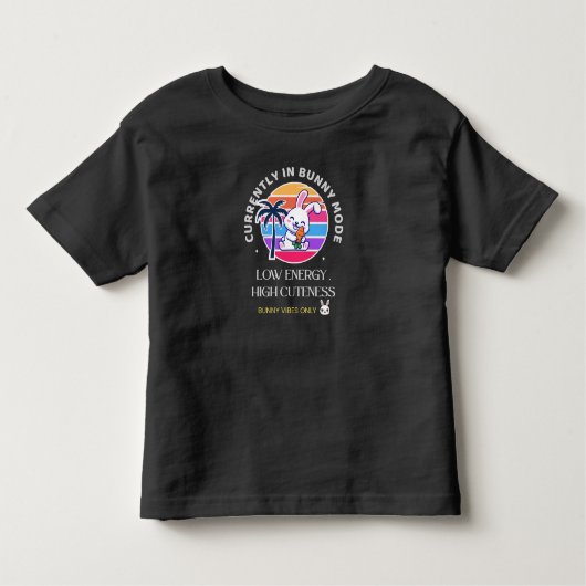 Currently in Bunny Mode トドラーTシャツ (正面)