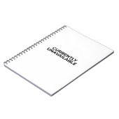 Currently Unavailable Minimalist Funny Notebook ノートブック (左側)