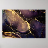 Currents of translucent hues, snaking metallic swi ポスター (正面)