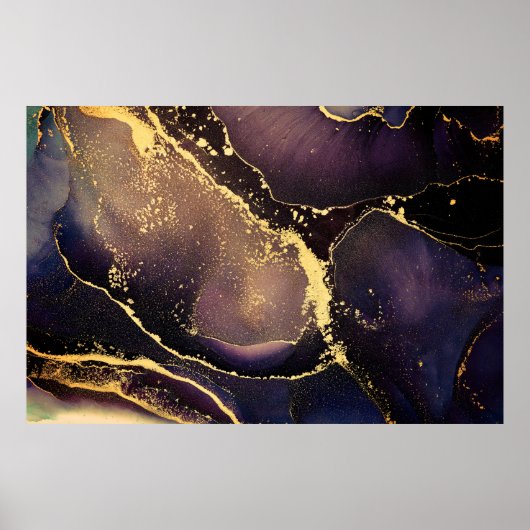 Currents of translucent hues, snaking metallic swi ポスター (正面)