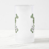 Currieのタータンチェックのスカルのマグ フロストグラスビールジョッキ (中央)