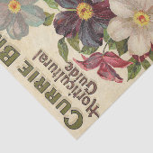 Currie Bros園芸用ガイド， 1899ヴィンテージ 薄葉紙 (詳細)