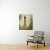 Currituck Beach Lighthouse Watercolor タペストリー (インサイチュ)