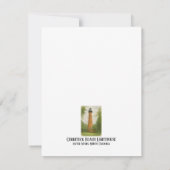 Currituck Beach Lighthouse Watercolor ノートカード (裏面)
