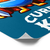 Curry King Funny Quote Curry Indian Food Lover  ポスター (角)