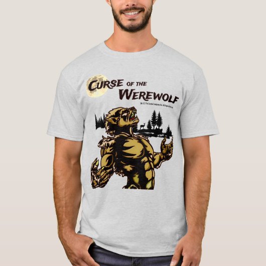 "Curse of the Werewolf" Graphic T-Shirt Tシャツ (正面)