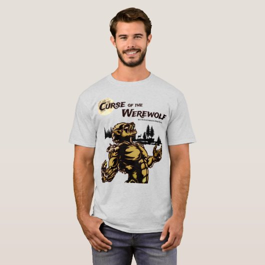 "Curse of the Werewolf" Graphic T-Shirt Tシャツ (正面フル)