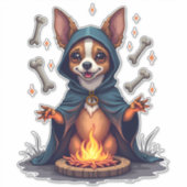 Cursed Chihuahua Ritual Dog シール (正面)