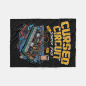 Cursed Circuit Starter Pack Funny Electronics Hall フリースブランケット (正面(横))