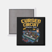 Cursed Circuit Starter Pack Funny Electronics Hall マグネット (正面/裏面)
