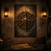 Cursed Compass Sigil Pirate ポスター