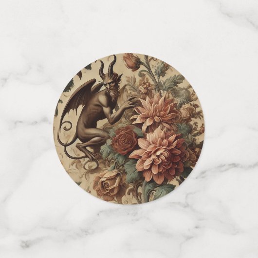 Cursed & Curated — Gothic Art  コンフェッティ (スモール正面)