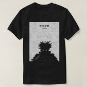 Cursed Shadow Figure Dark Anime Silhouette Choso Tシャツ (デザイン正面)