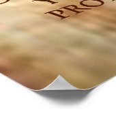 Cursesを分割するためのバインド祈りの言葉。 ポスター (角)