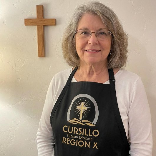 Cursillo Radiant Cross on Hill Diocese & Region エプロン