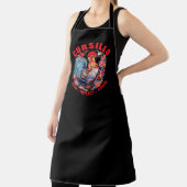 Cursillo Rooster with Roses Pray Reflect Grow エプロン (インサイチュ)