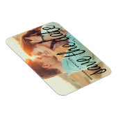 Cursive Chic Save the Date 結婚's Photo Magnet マグネット (右側)