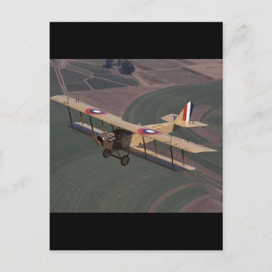 Curtiss, Jenny, 1918,_クラシックAviation ポストカード (正面)