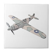 Curtiss P-40 Warhawkの航空機 タイル (正面)