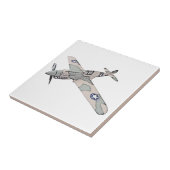 Curtiss P-40 Warhawkの航空機 タイル (側面)