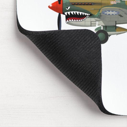 Curtiss P-40 Warhawk マウスパッド (コーナー)