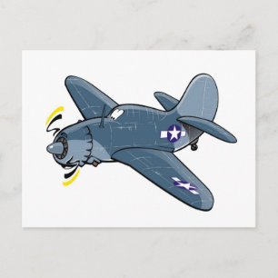 curtiss sb2cヘルディバー ポストカード