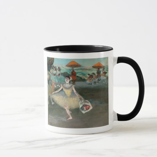 curtseying花束を持つエドガー・ドガ|のダンサー マグカップ (右)