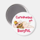 CurvacousおよびBootyFULマグネット マグネット (正面/裏面)