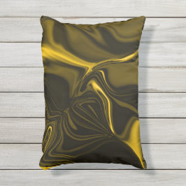 Curvas amareas ou dourados em imagem marrom. アウトドアクッション