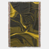 Curvas amareas ou dourados em imagem marrom. スローブランケット (正面縦)