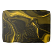 Curvas amareas ou dourados em imagem marrom. バスマット (正面)