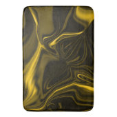 Curvas amareas ou dourados em imagem marrom. バスマット (正面縦)