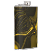 Curvas amareas ou dourados em imagem marrom. フラスク (右)