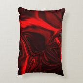Curvas vermelhas claro e escuro em fundo escuro. アクセントクッション (裏面(縦))