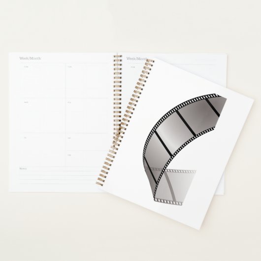 Curved Blank Film Strip プランナー手帳 (ディスプレー)