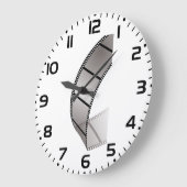 Curved Blank Film Strip ラージ壁時計 (傾斜)