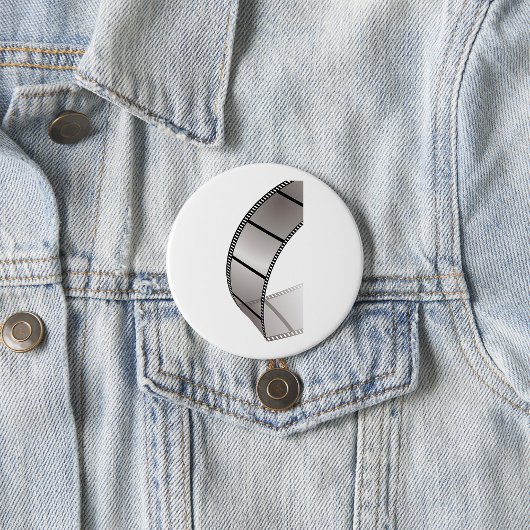 Curved Blank Film Strip 缶バッジ