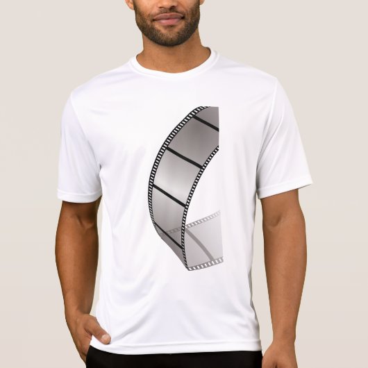 Curved Blank Film Strip Tシャツ (正面)
