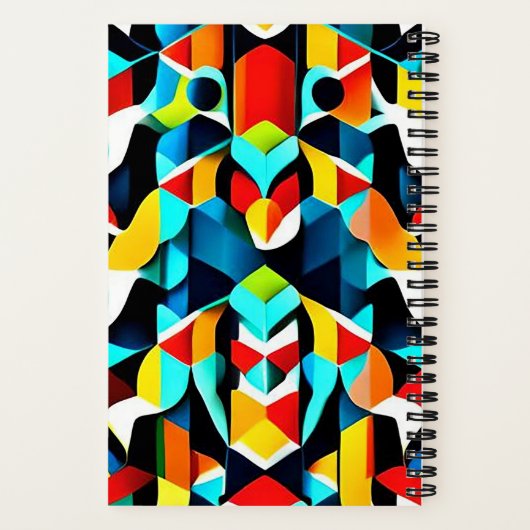 Curved Colors ノートブック (裏面)