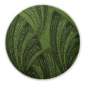 Curved Fan Rich Green セラミックノブ (正面)