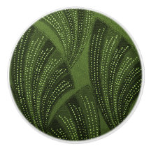 Curved Fan Rich Green