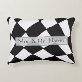 Curved Grid | Modern  アクセントクッション (正面)