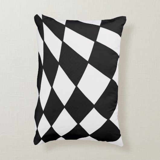 Curved Grid | Modern  アクセントクッション (裏面(縦))