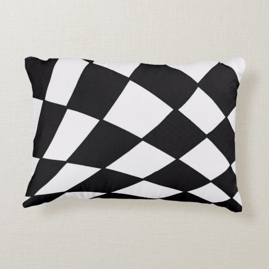 Curved Grid | Modern  アクセントクッション (裏面)