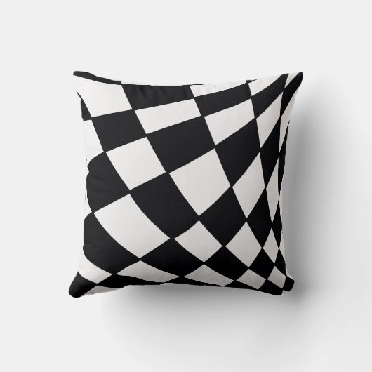 Curved Grid | Modern クッション (裏面)