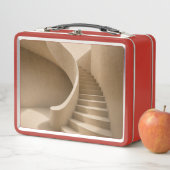 Curved Staircase Minimalist Beige Lunch Box メタルランチボックス (インサイチュ)