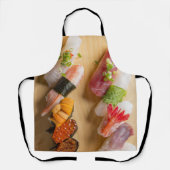 Curved Sushi Delight Apron  エプロン (正面)