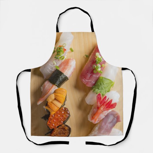 Curved Sushi Delight Apron  エプロン (正面)