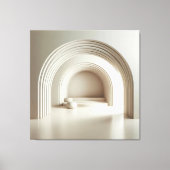 Curved Upholstered Alcove キャンバスプリント (正面)